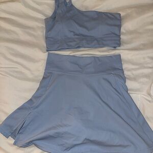 Amazon Blue Skirt Set
